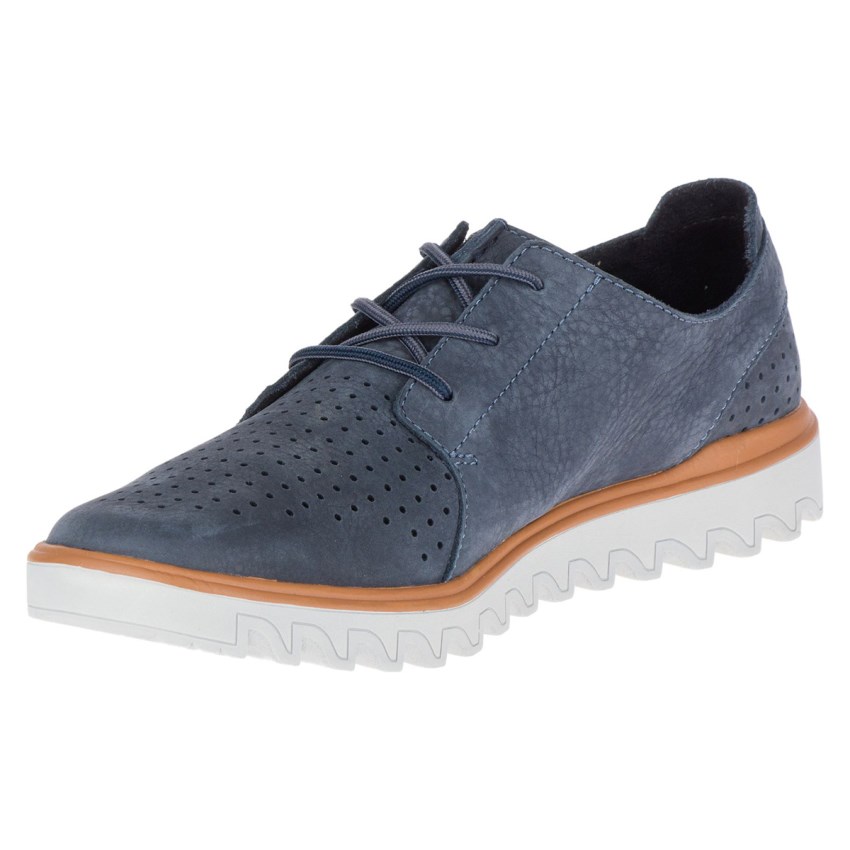 Basket Merrell Downtown Lace Bleu Marine Homme | C.H.DIYX